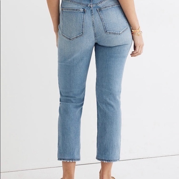 Madewell Petite Curvy Classic Straight Jeans in Meadowland Wash - Picture 3 of 10